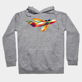 MiG-15 in Pop Art Hoodie